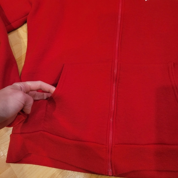 UW-Madison Bucky Women's Full Zip Hooded Sweatshirt Size Small - Picture 3 of 7